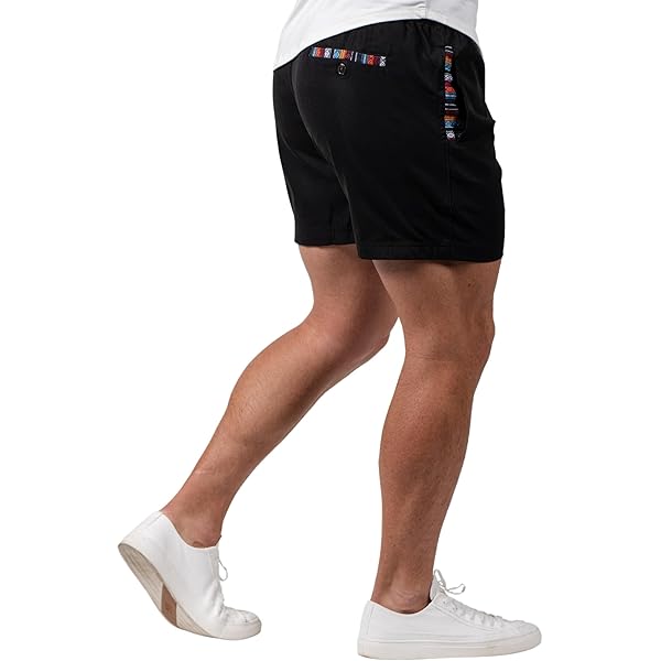 Wowie Men's Sapien 2.0 Shorts - Drawstring Stretch Waist, Loud